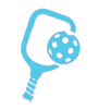 pickleball icon for coed adult dodgeball league Minneapolis MN